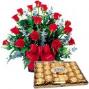 send valentine's flowers with chocolate to dhaka in bangladesh