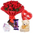 send flower balloon chocolate bear to dhaka