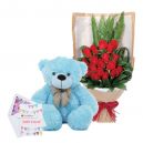 send flower with bear to dhaka, bangladesh