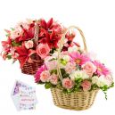 send flowers basket to dhaka, bangladesh