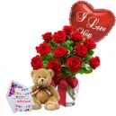 send flowers, bear with balloons to dhaka, bangladesh