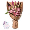 send lilies arrangement to dhaka,bangladesh