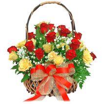 Send Basket of Roses to Dhaka in Bangladesh