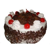 Send 2.2 Pounds Black Forest Round Cake by Swiss to Dhaka in Bangladesh