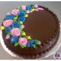 Send 2.2 pounds chocolate round shape Cake by Yummy Yummy to Dhaka in Bangladesh