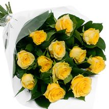Send 24 Yellow Romantic Roses to Dhaka