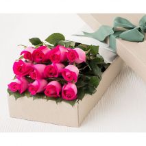 12 Red Roses in Box to Dhaka