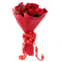 Send 6 Red Roses in Bouquet to Dhaka
