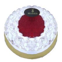 send mr.baker white forest round cake to dhaka