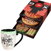 send mother's day mug with triple treat box from pizza hut to dhaka