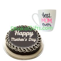send decorated mug with cake to dhaka