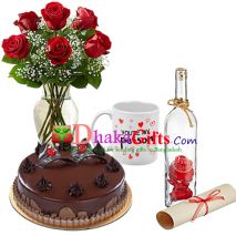 send romantic celebration love gifts to dhaka