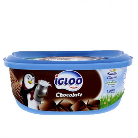 send igloo chocolate ice cream 1 liter to dhaka