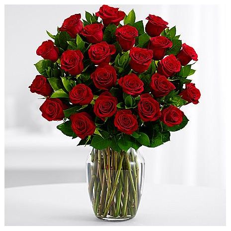 24 rainbow valentine's day roses send to dhaka