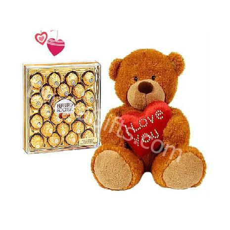 teddy bears and chocolates to dhaka