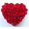 Send Vibrant Red Roses Heart Bouquet to Dhaka in Bangladesh