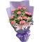 Send Pink Carnations & Pink lilies to Dhaka in Bangladesh