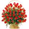 Send Basket of 50 Red Roses to Dhaka in Bangladesh