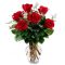 Send 6 Extra Large Roses in Vase to Dhaka in Bangladesh