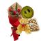 Send to 3 Red Roses Bouquet,Bear,Ferrero Rocher Chocolate Box with Balloon to Dhaka
