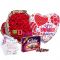 send 50 red roses bouquet,balloon with chocolates to dhaka