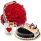 send 36 red roses bouquet,mug with cake to dhaka