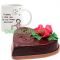 send chocolate cake and decorated mug to dhaka